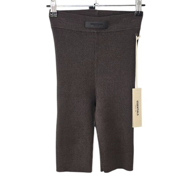 Essentials Fear of God Womens Ribbed Bike Shorts, Cotton Blend, High Rise, Small - Picture 1 of 10